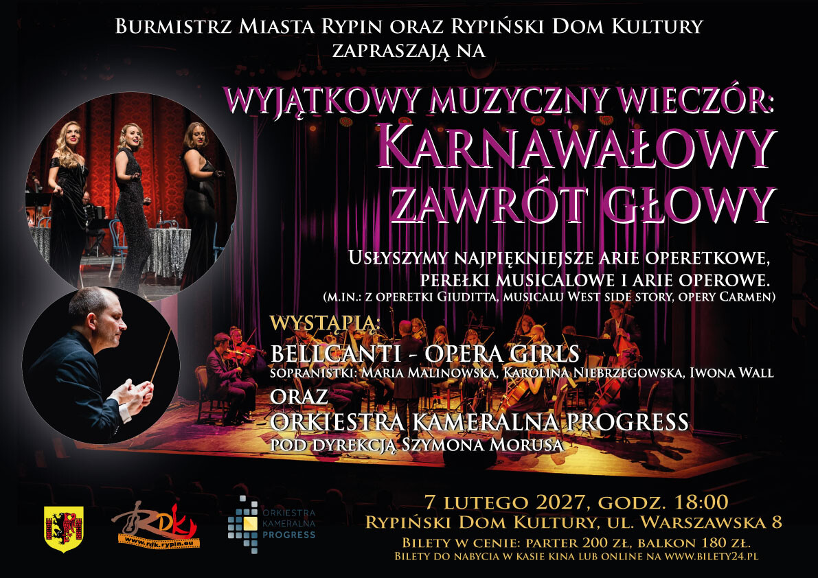 Karnawałowy zawrót głowy, plakat wydarzenia