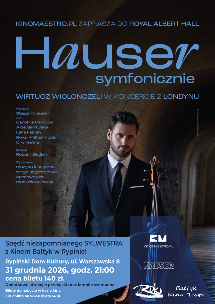Hauser symfonicznie, plakat wydarzenia