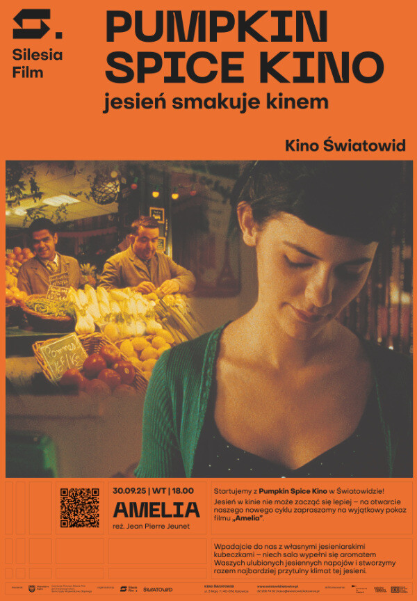 PUMPKIN SPICE KINO: Amelia, plakat wydarzenia