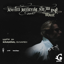 Seni “Zanim zmienię się w pył" tour 2027, plakat wydarzenia