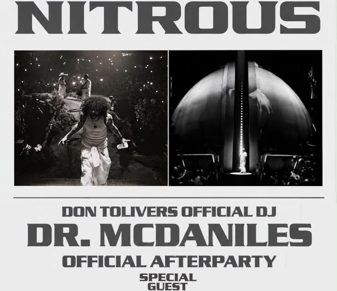 DON TOLIVER: NITROUS OFFICIAL AFTERPARTY, plakat wydarzenia