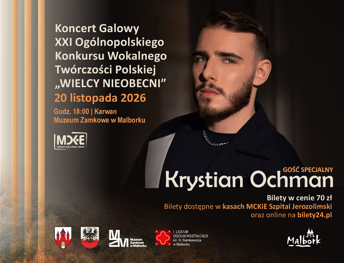 Krystian Ochman - Gość Specjalny, plakat wydarzenia