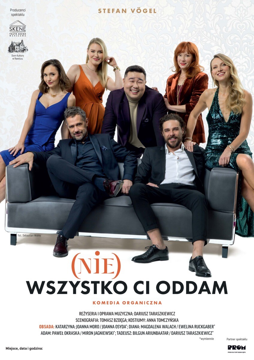 Wszystko Ci oddam, plakat wydarzenia