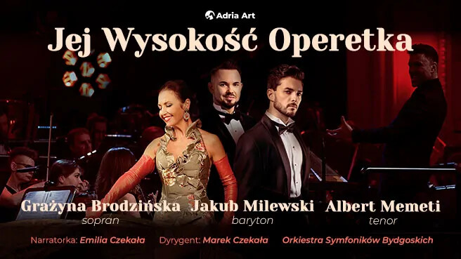 Jej Wysokość Operetka, plakat wydarzenia