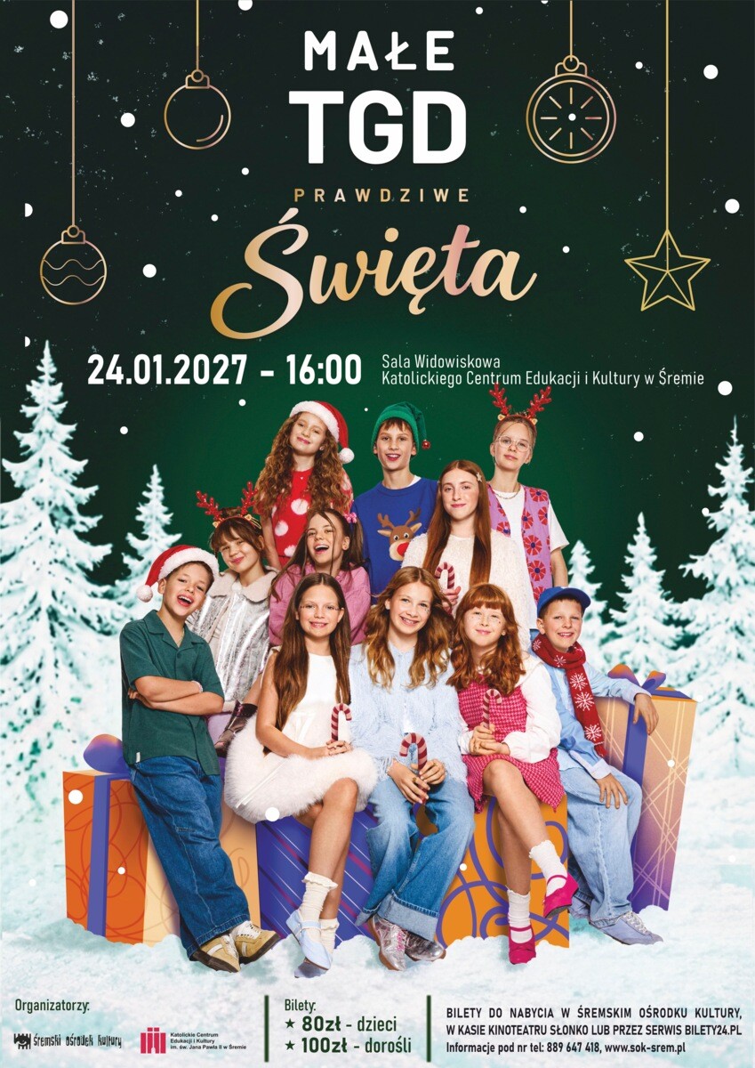 Koncert - Małe TGD: Prawdziwe Święta, plakat wydarzenia
