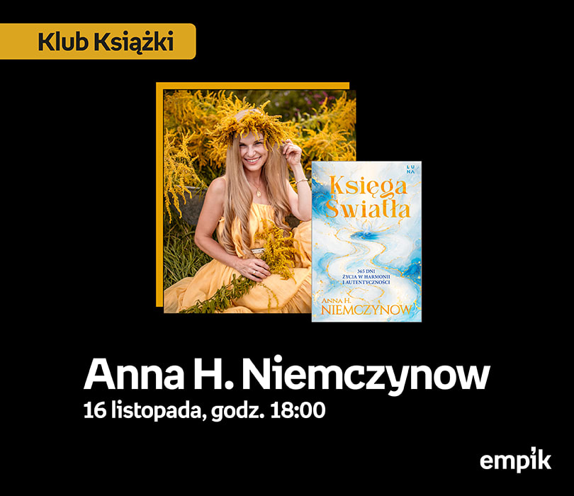 Anna H. Niemczynow w Klubie Książki | Księga światła, plakat wydarzenia