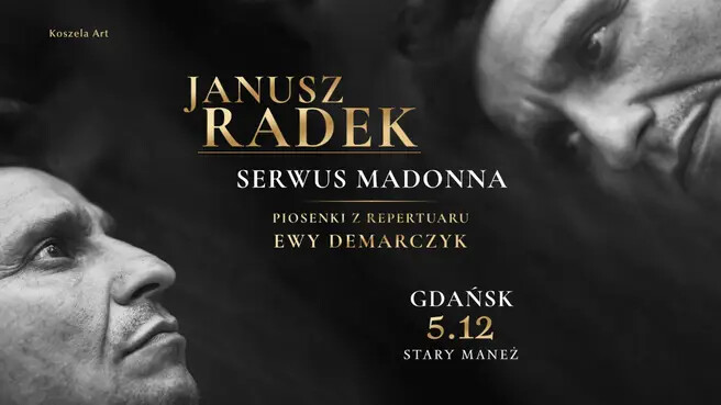 Janusz Radek – Serwus Madonna, plakat wydarzenia