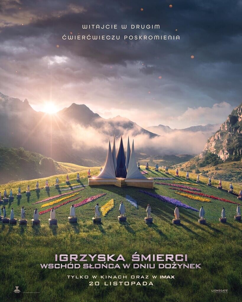 Igrzyska śmierci: Wschód słońca w dniu dożynek, plakat wydarzenia