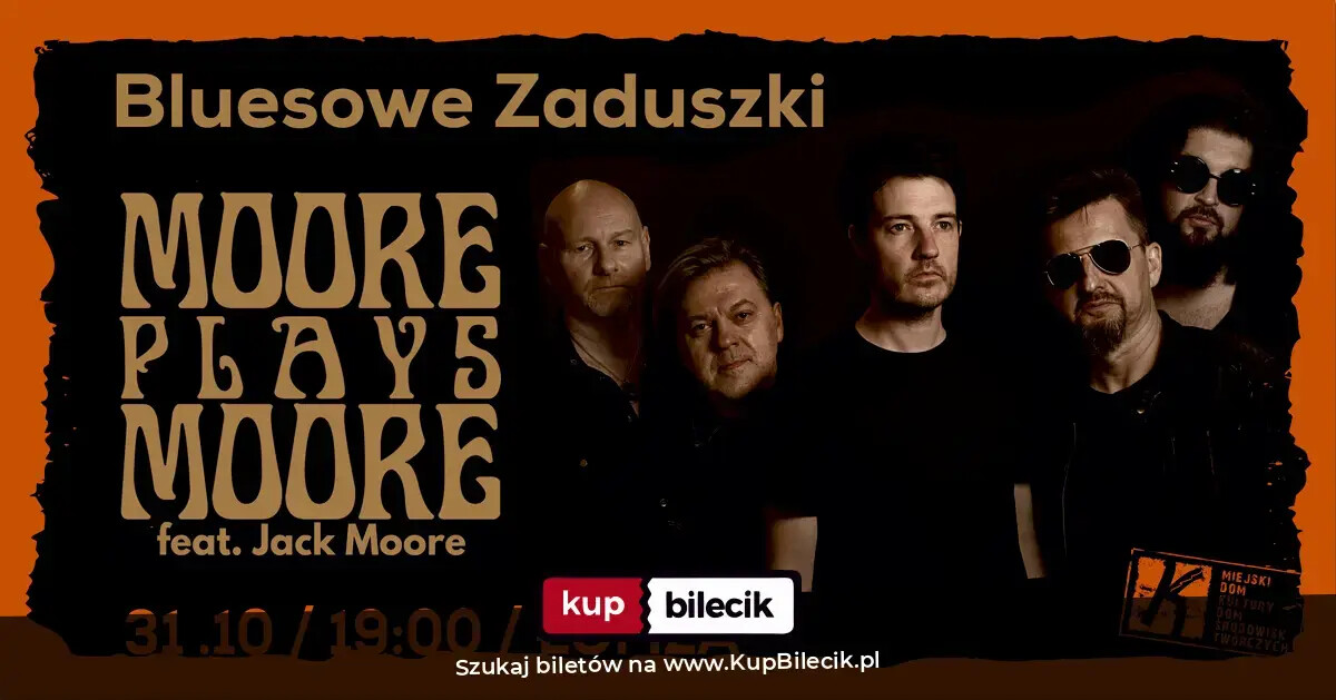 Moore Plays Moore feat. Jack Moore, plakat wydarzenia