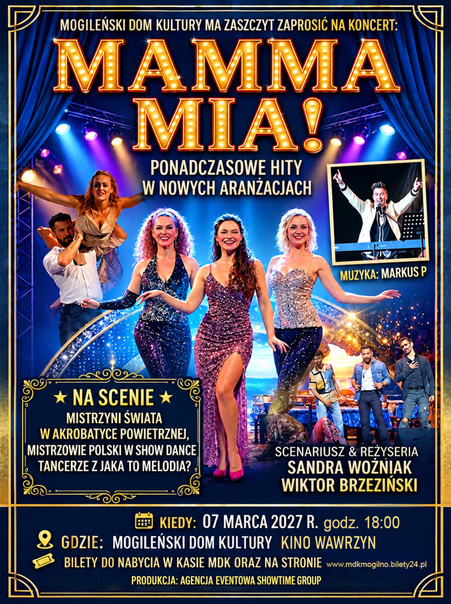 Mamma Mia !, plakat wydarzenia