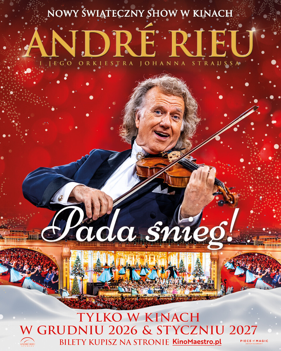 Pada śnieg! Koncert gwiazdkowy Andre Rieu, plakat wydarzenia