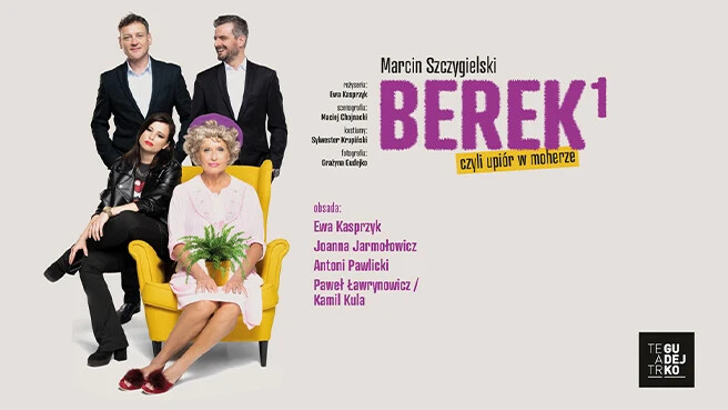 Berek, czyli upiór w moherze, plakat wydarzenia