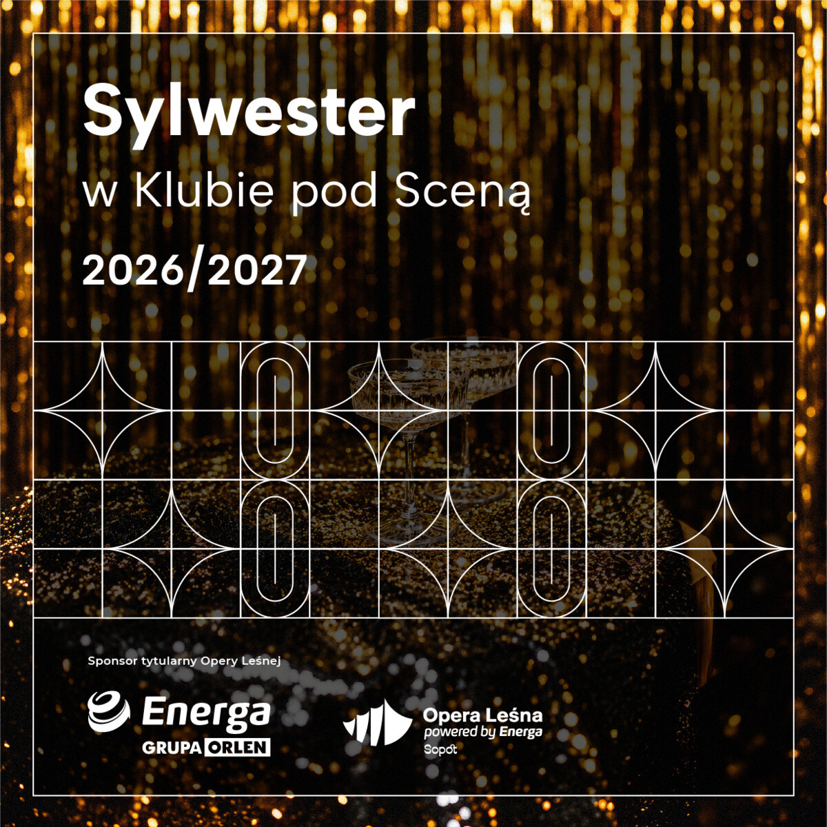Sylwester pod Sceną, plakat wydarzenia