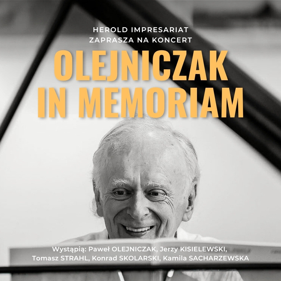 OLEJNICZAK IN MEMORIAM, plakat wydarzenia