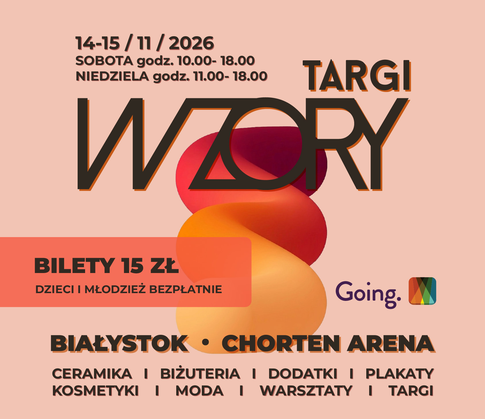 Targi Wzory w Białymstoku, plakat wydarzenia
