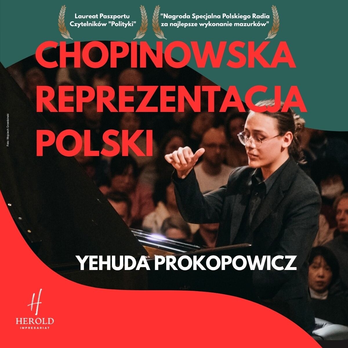 Chopinowska Reprezentacja Polski - Yehuda Prokopowicz, plakat wydarzenia