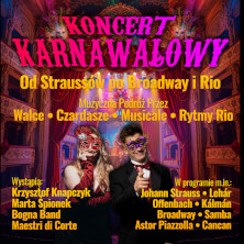 Koncert karnawałowy , plakat wydarzenia