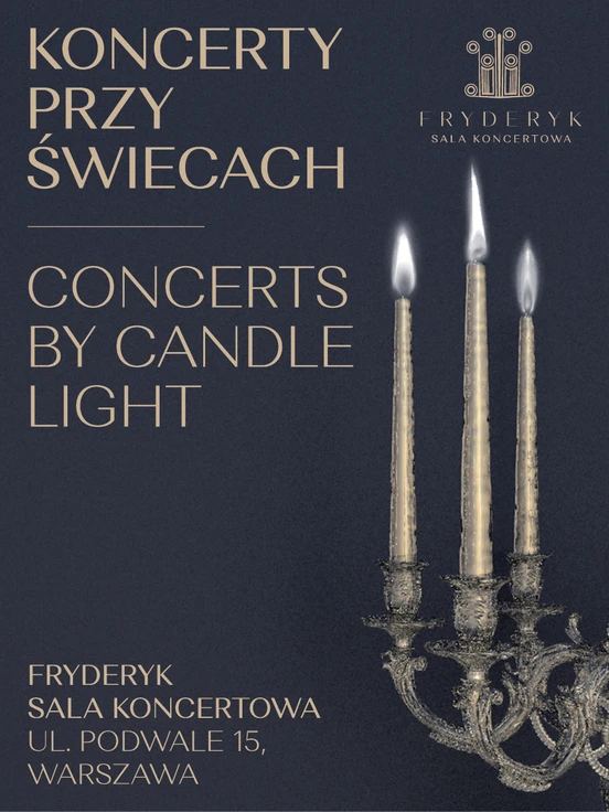 Koncert przy świecach w Sali Koncertowej Fryderyk