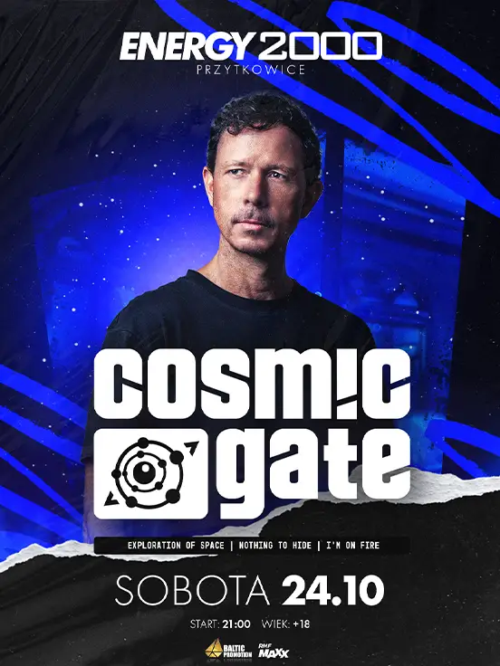 Cosmic Gate, plakat wydarzenia