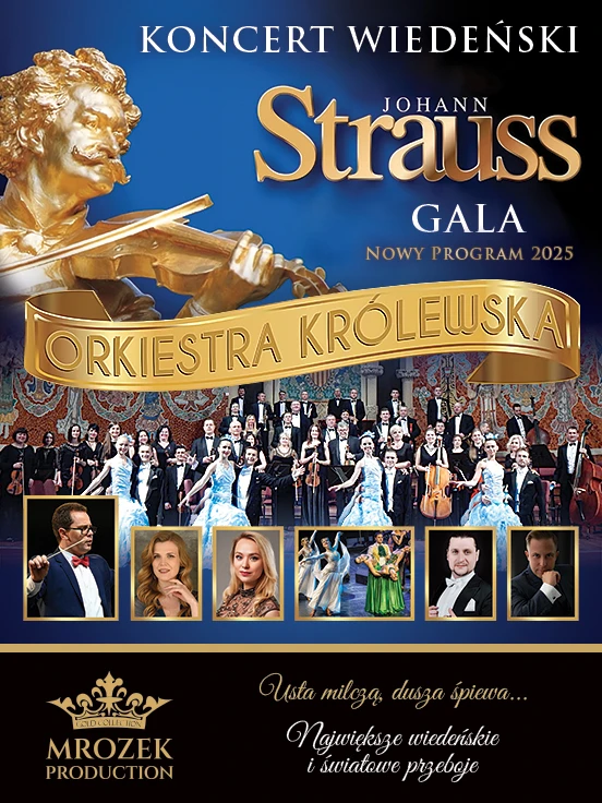 Koncert Wiedeński - Johann Strauss Gala, plakat wydarzenia