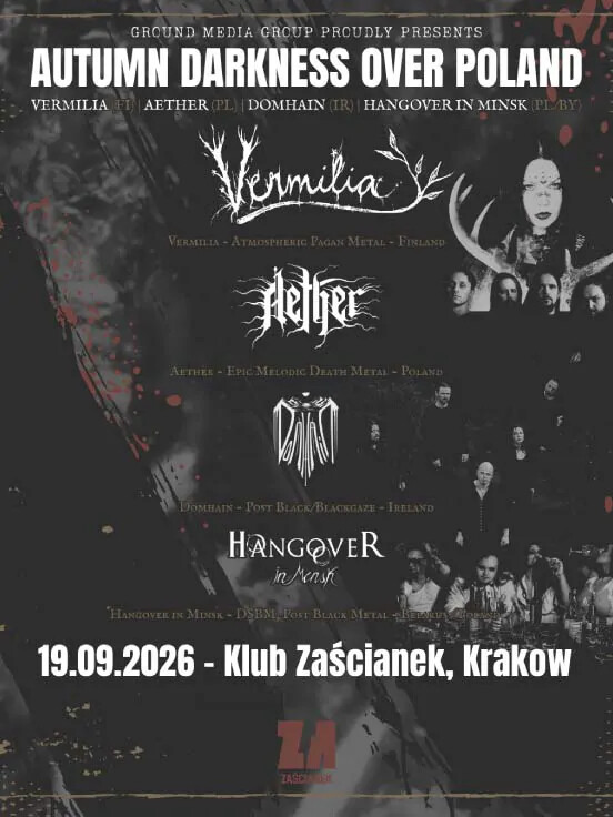 Autumn Darkness Over Poland: Vermilia, Aether, Domhain, Hangover in Minsk