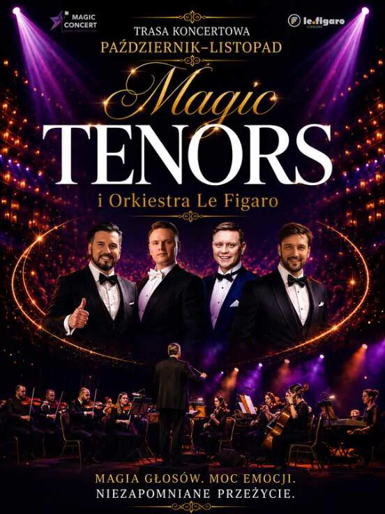 Magic Tenors i Orkiestra Le Figaro