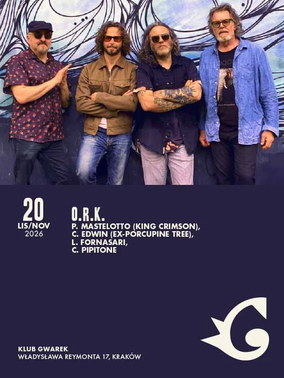 O.R.k - P. Mastelotto (King Crimson), C. Edwin (ex-Porcupine Tree), L. Fornasari, C. Pipitone