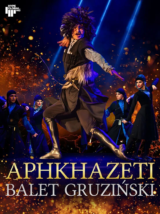 APHKHAZETI - Gruziński Państwowy Balet z chórem i orkiestrą — plakat