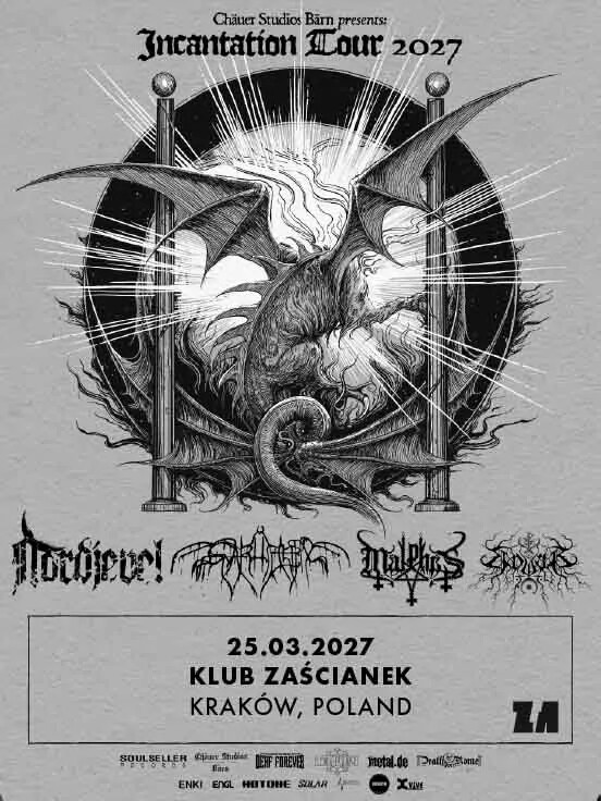 Nordjevel, Svarttjern, Malphas, Unviar “Incantation Tour 2027"