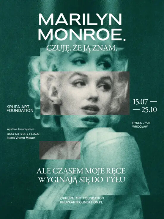 Marilyn Monroe - zwiedzanie wystaw w Krupa Art Foundation