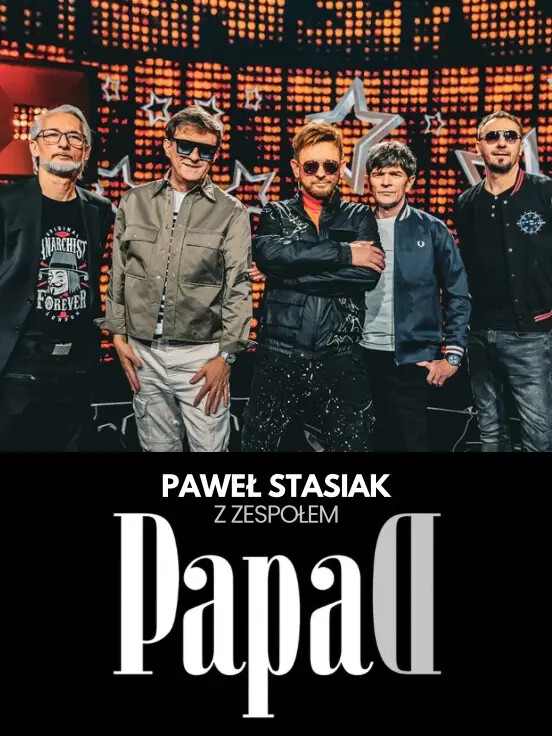 Paweł Stasiak z zespołem Papa D