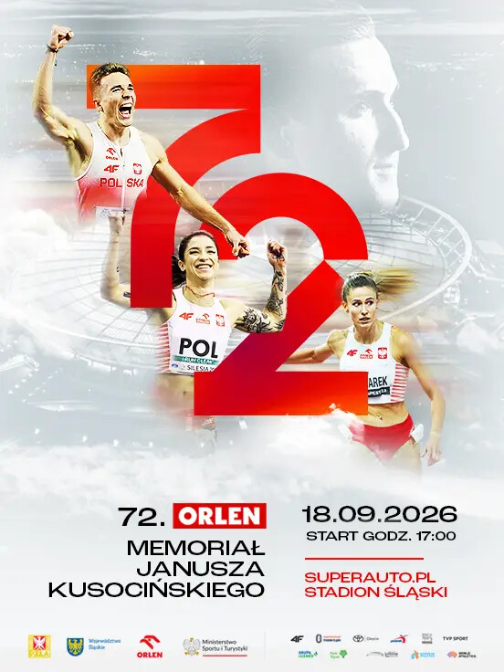 72. ORLEN Memoriał Janusza Kusocińskiego – Superauto.pl Stadion Śląski