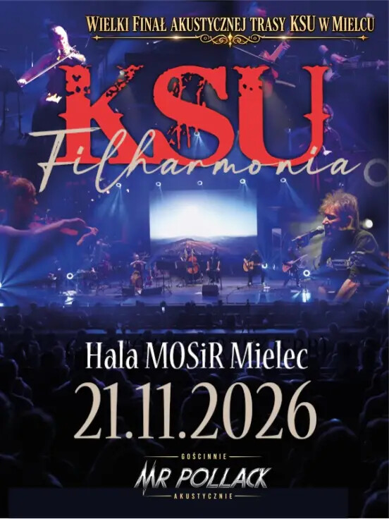 KSU – Filharmonia | Akustycznie + Mr Pollack, plakat wydarzenia