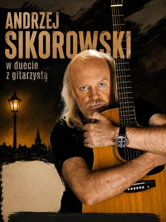 Andrzej Sikorowski w duecie z gitarzystą