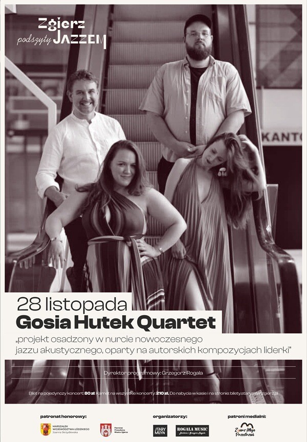 Gosia Hutek Quartet, plakat wydarzenia