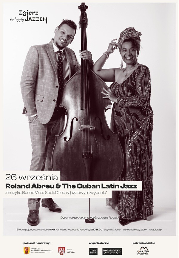 Roland Abreu & The Cuban Latin Jazz, plakat wydarzenia