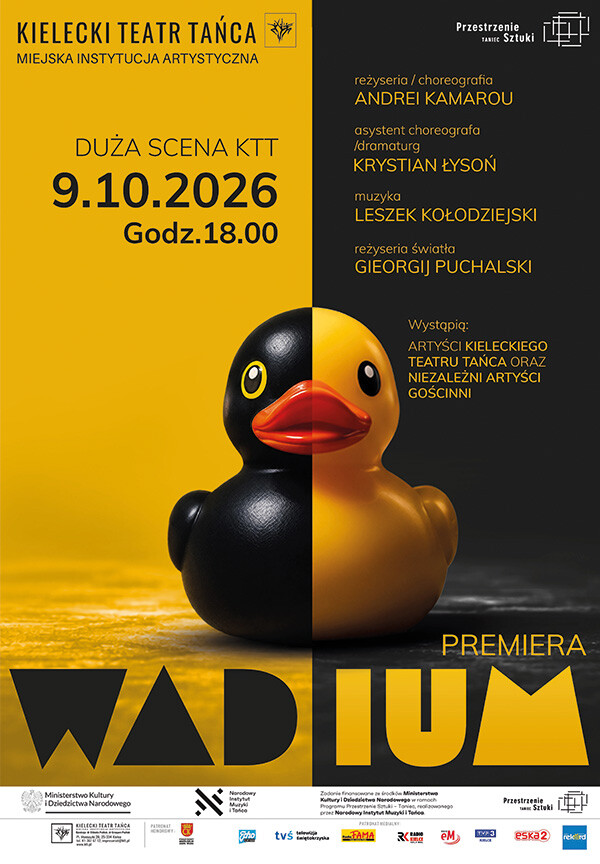 Wadium - Przestrzenie Sztuki Taniec — plakat