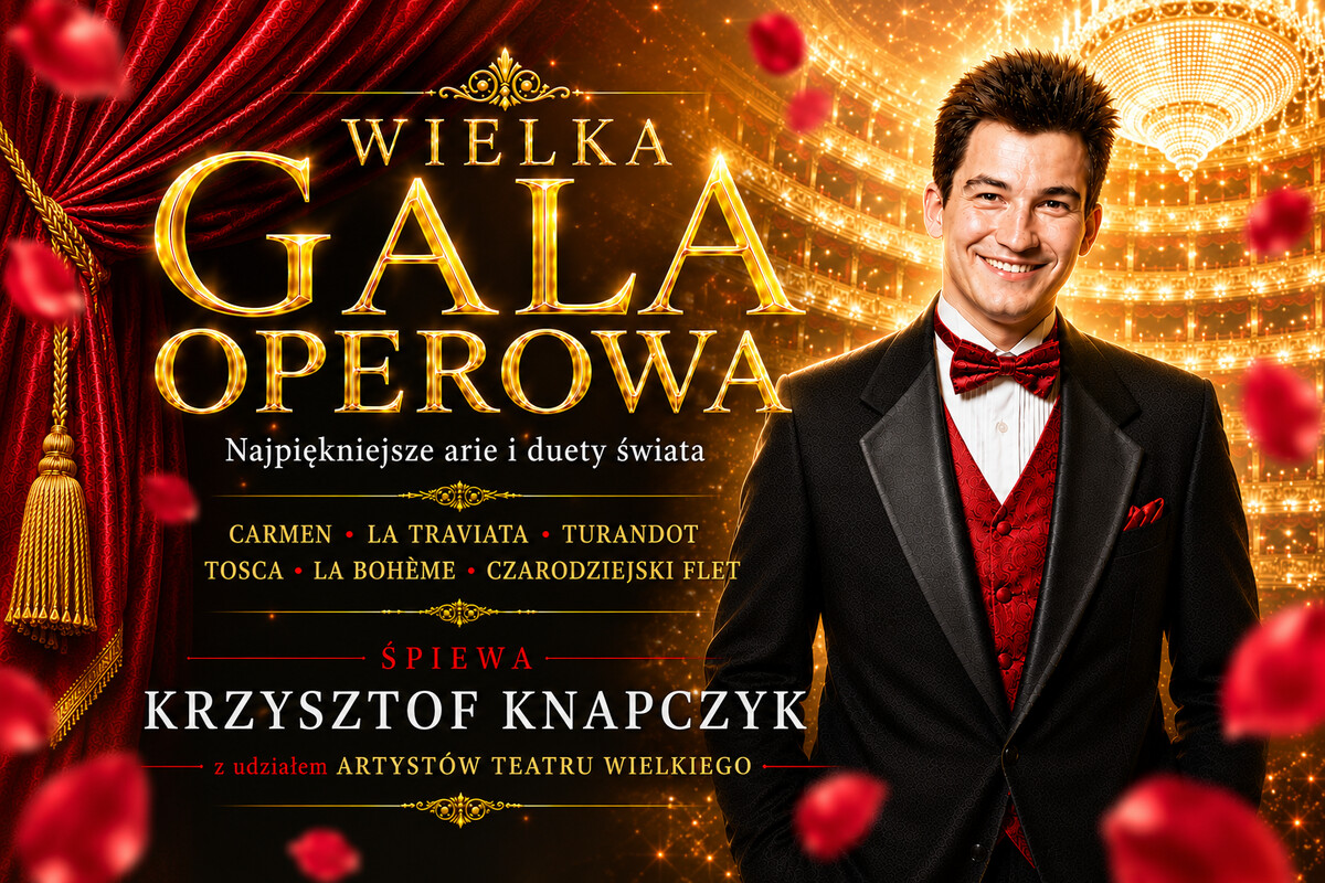 Wielka Gala Operowa: Krzysztof Knapczyk - Carmen, La Traviata, Turandot — plakat