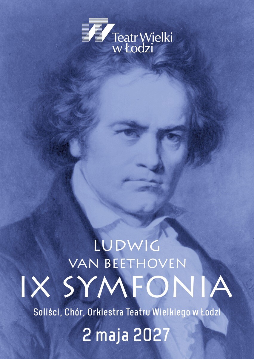 IX SYMFONIA LUDWIGA VAN BEETHOVENA — plakat