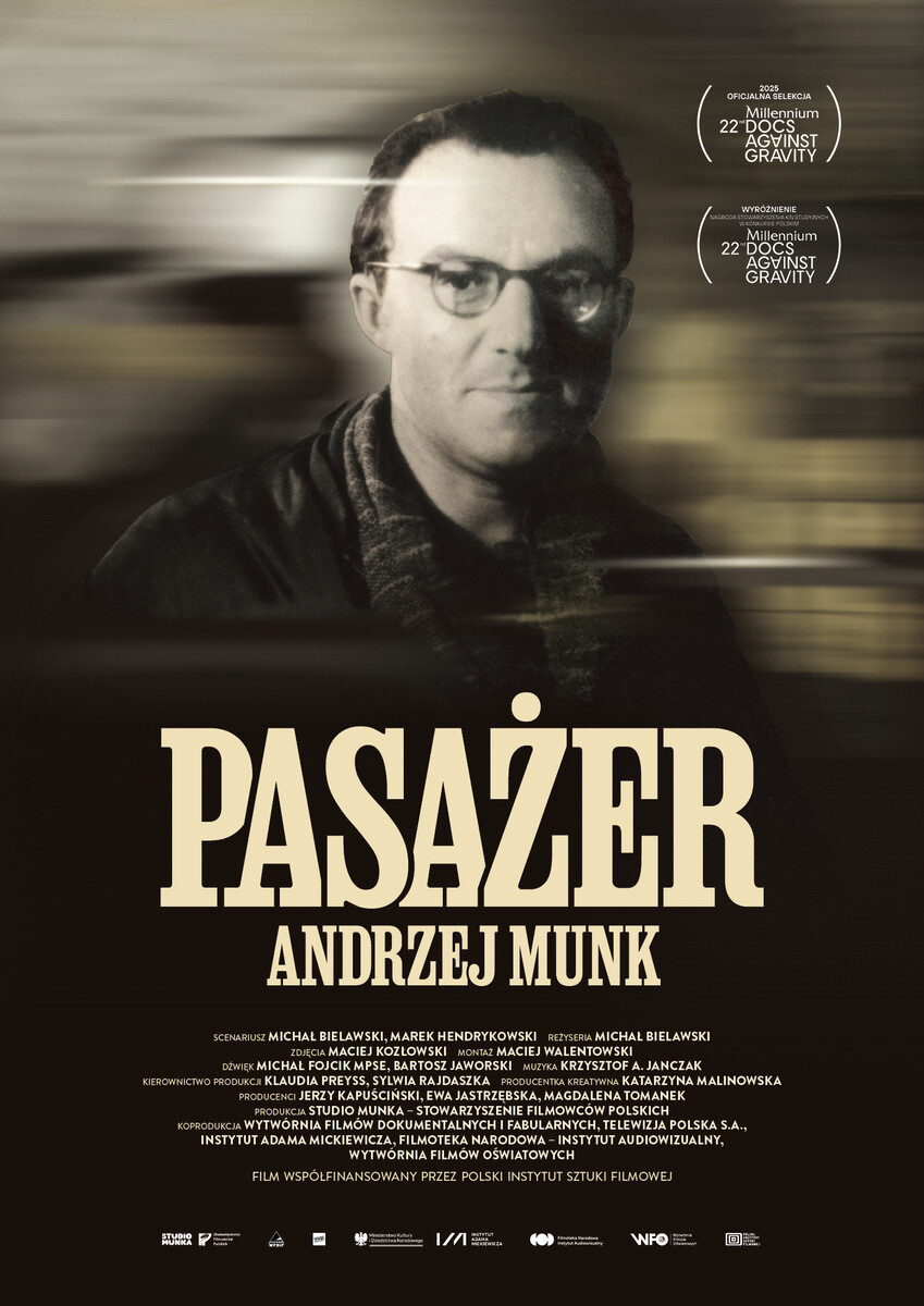 Sztuka w Rialto: PASAŻER ANDRZEJ MUNK, plakat wydarzenia