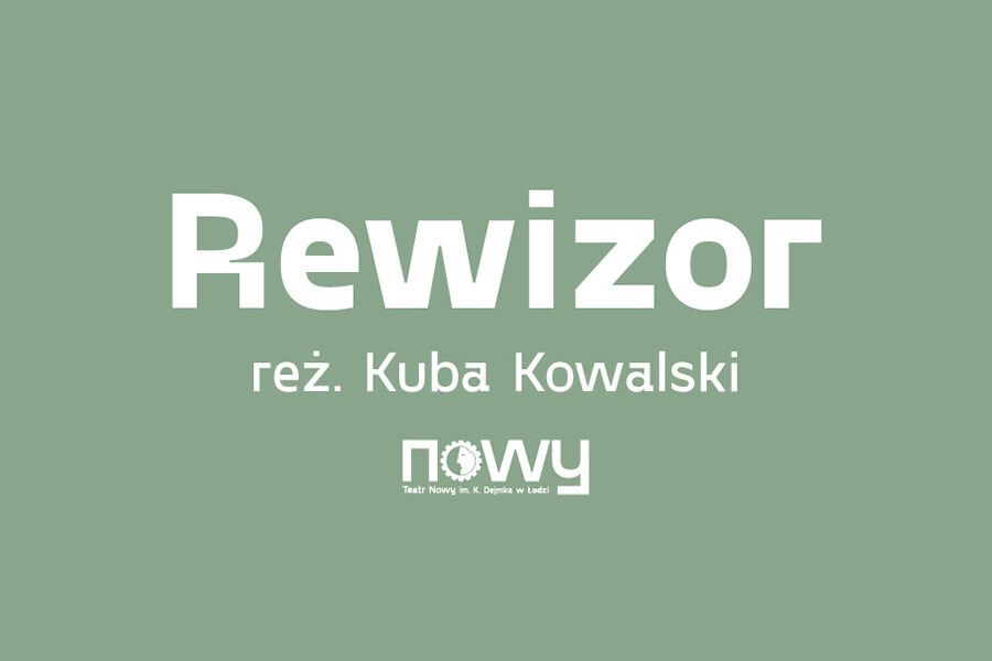 Rewizor, plakat wydarzenia