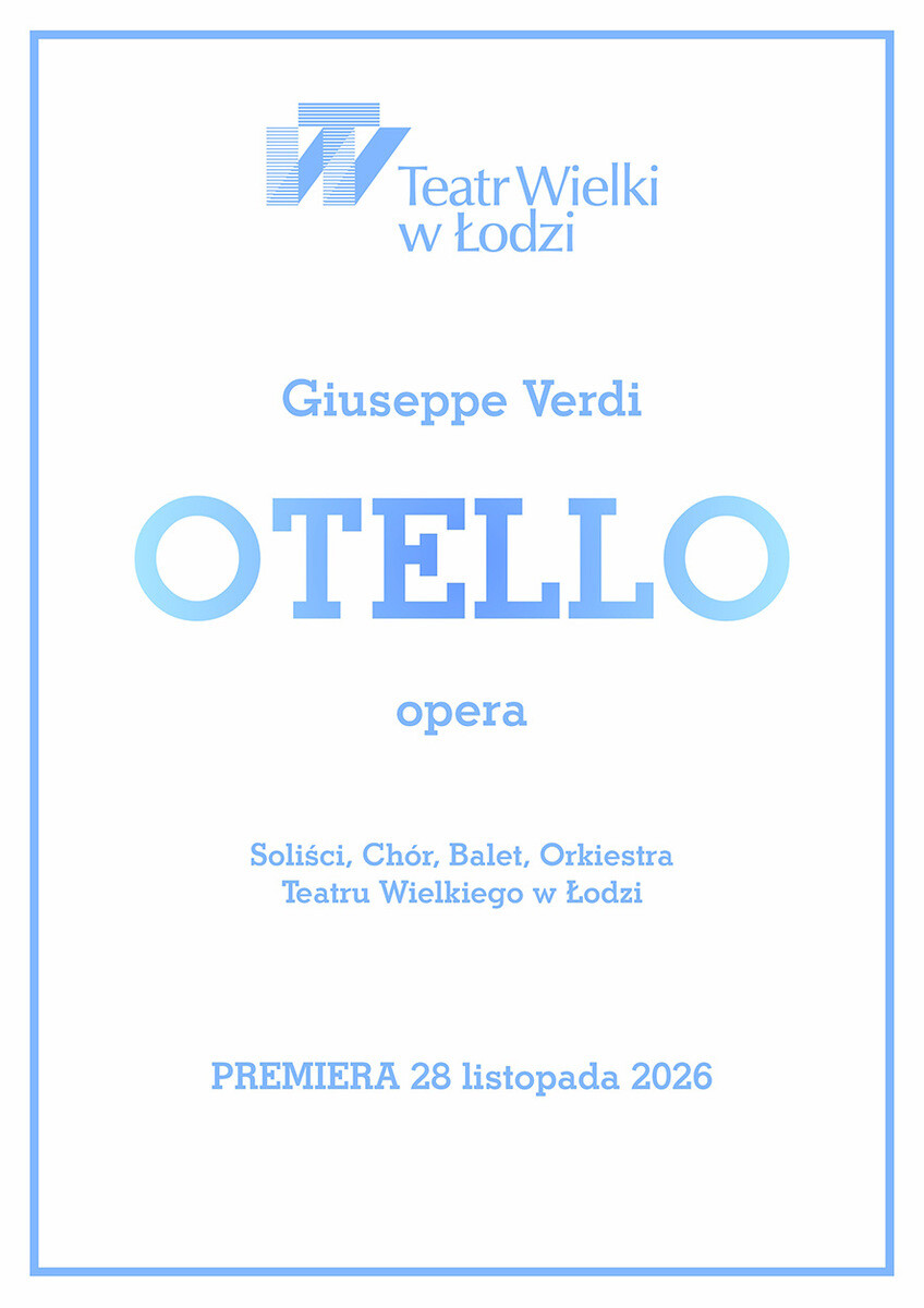 OTELLO - I PREMIERA, plakat wydarzenia