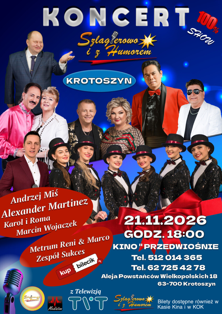 Koncert Śląskich Gwiazd 'Szlagierowo i z Humorem'