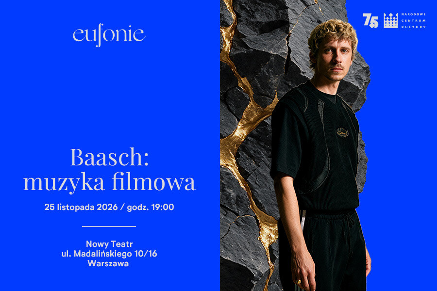 Eufonie 2026 - Baasch: muzyka filmowa, plakat wydarzenia