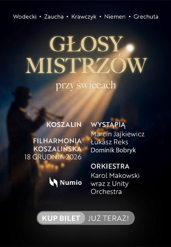 Głosy Mistrzów przy świecach, plakat wydarzenia