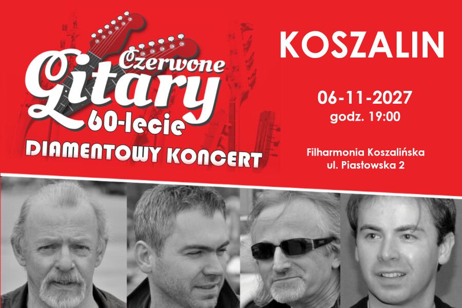 Czerwone Gitary. Diamentowy koncert 60-lecia, plakat wydarzenia
