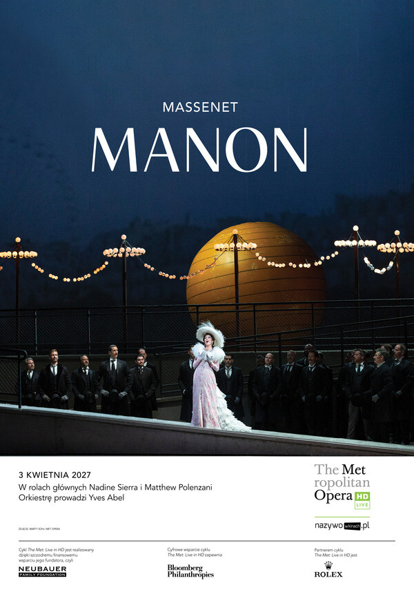 Manon - The Met: Live in HD 2026–27, plakat wydarzenia