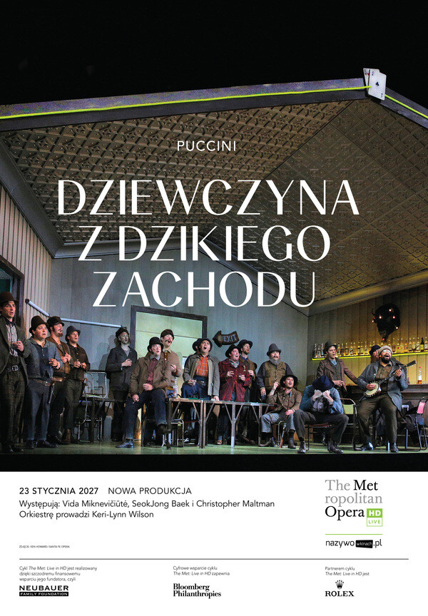 Dziewczyna z Dzikiego Zachodu  - The Met: Live in HD 2026–27, plakat wydarzenia