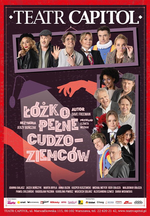 ŁÓŻKO PEŁNE CUDZOZIEMCÓW - spektakl w gwiazdorskiej obsadzie