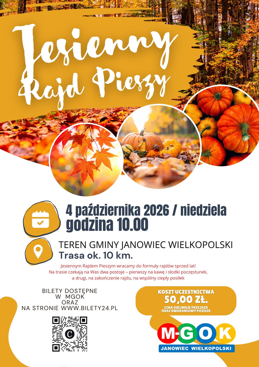 JESIENNY RAJD PIESZY | JANOWIEC WIELKOPOLSKI